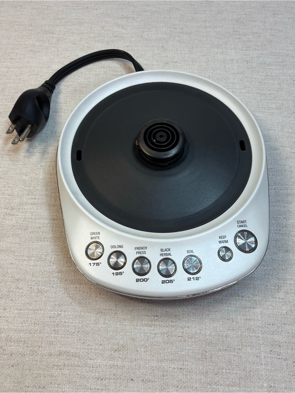 Breville Model BKE845 Kettle Base with Temperature Controls smart kettle luxe